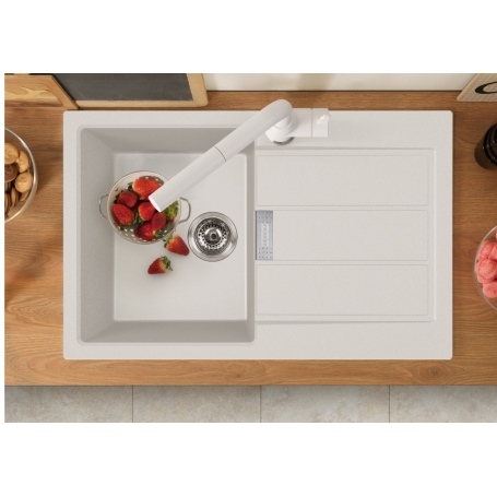 FRANKE URBAN DOCCIA 115.0595.088 MISCELATORE CON DOCCETTA ESTRAIBILE BIANCO