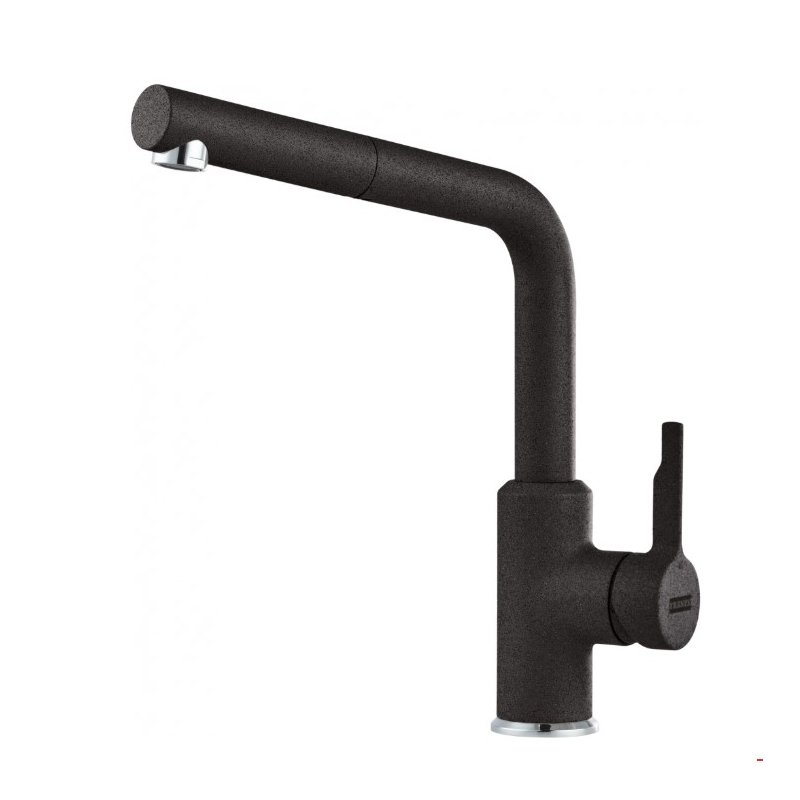 FRANKE URBAN DOCCIA 115.0595.091 MISCELATORE CON DOCCETTA ESTRAIBILE NERO