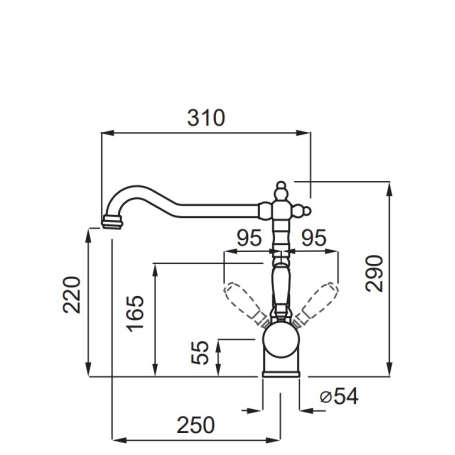 ELLECI MIKRIORA RIO MISCELATORE RAMATO