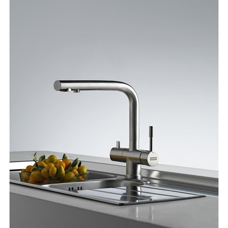 FRANKE ATLAS CLEAR MISCELATORE INOX CON ACQUA FILTRATA - 120.0179.978