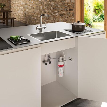 FRANKE ATLAS CLEAR MISCELATORE INOX CON ACQUA FILTRATA - 120.0179.978