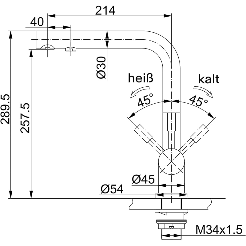 FRANKE ATLAS CLEAR MISCELATORE INOX CON ACQUA...