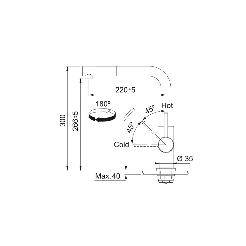 FRANKE GLENDA DOCCIA 115.0706.986 MISCELATORE...