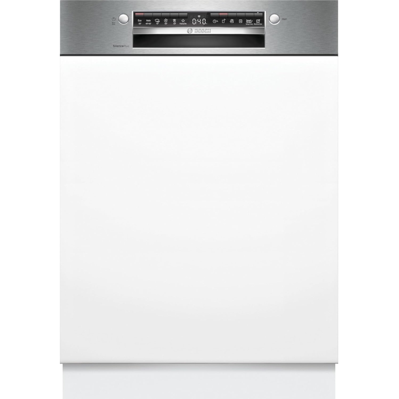 BOSCH SMI4EVS08E LAVASTOVIGLIE DA INCASSO CON FRONTALINO A VISTA INOX 14 COPERTI WIFI CLASSE B