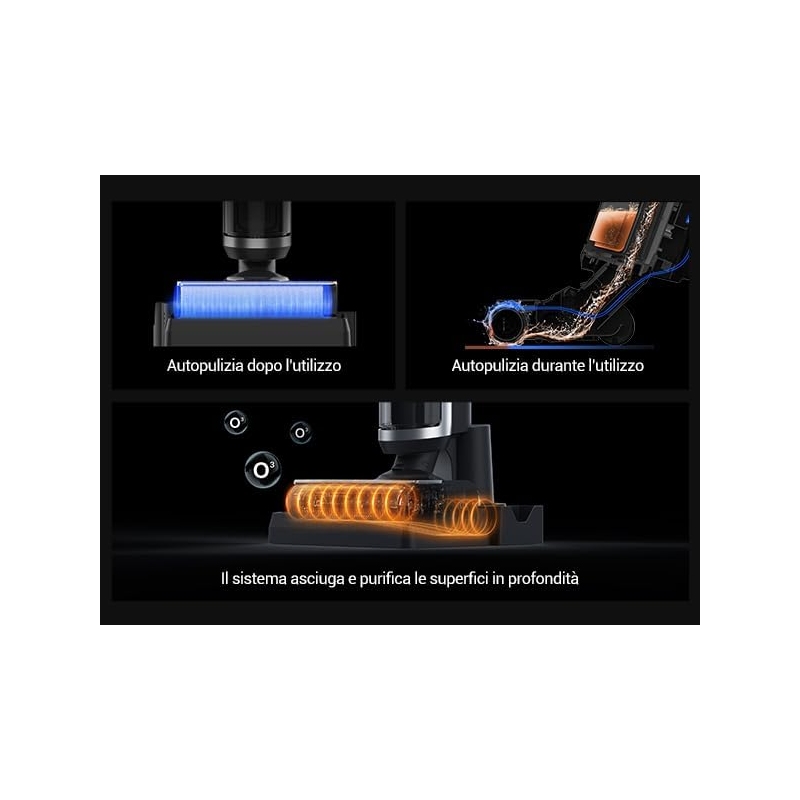 EZVIZ RH2 SCOPA ELETTRICA ASPIRA E LAVA...