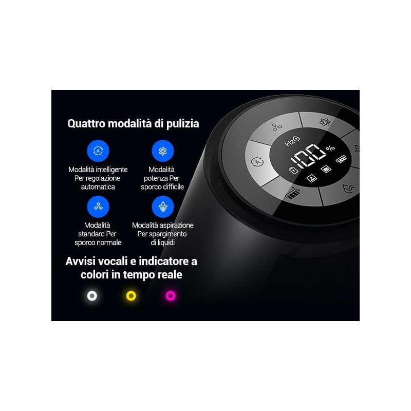 EZVIZ RH2 SCOPA ELETTRICA ASPIRA E LAVA...