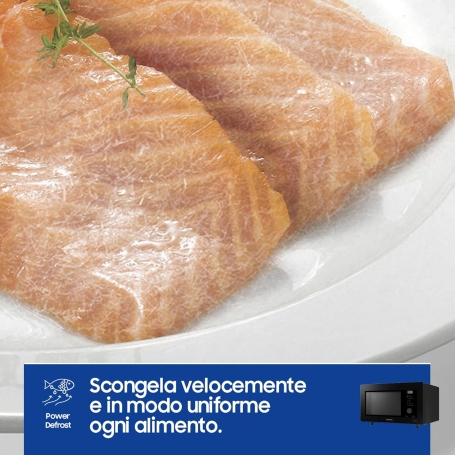 SAMSUNG MC32DG7646KKE FORNO A MICROONDE COMBINATO BESPOKE 32LT VAPORE WIFI NERO