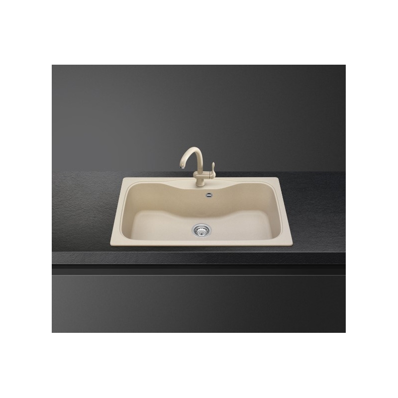 SMEG LSEG860AV2 LAVELLO 1 VASCA 86CM AVENA