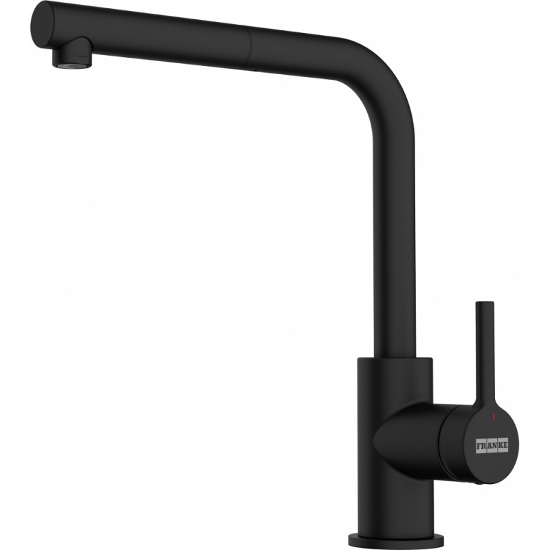 FRANKE 115.0712.435 MISCELATORE CON DOCCETTA ESTRAIBILE - NERO MATT