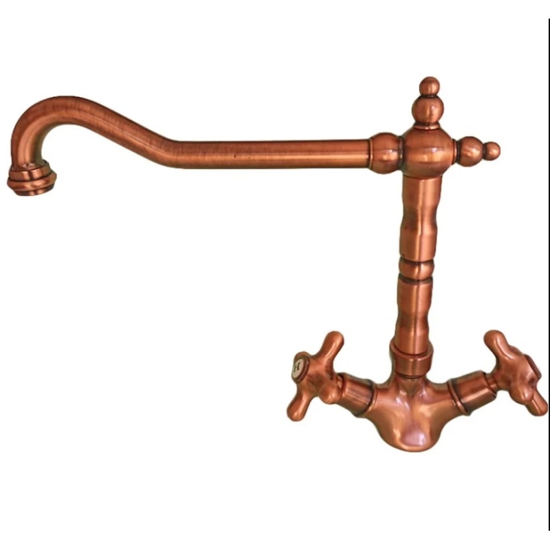 ARGO 1870 MISCELATORE CANNA ANTICA DOPPIO COMANDO COLORE VECCHIO RAME
