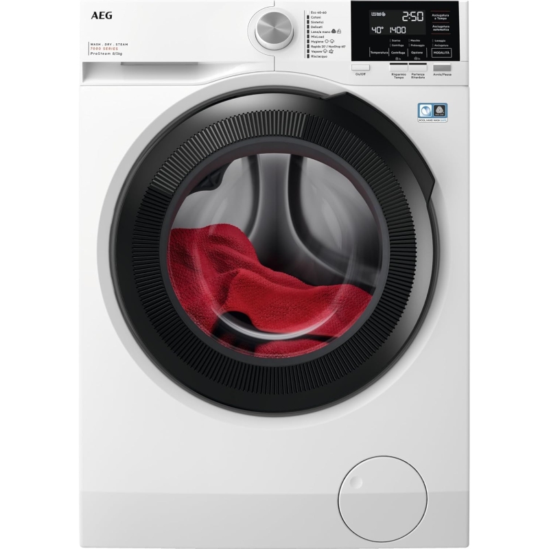 AEG LWR7G856OB LAVASCIUGA 8/5KG 1600 GIRI VAPORE CLASSE A/D