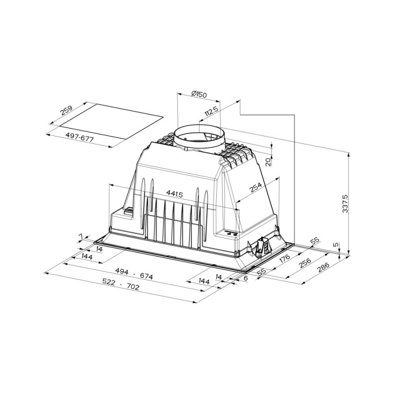 FABER INKA PLUS HC X A 70 CAPPA DA INCASSO...