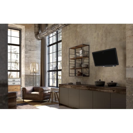 FRANKE SMART VERTICAL FPJ 915 VBK CAPPA A PARETE 90CM IN CRISTALLO NERO - 330.0573.295