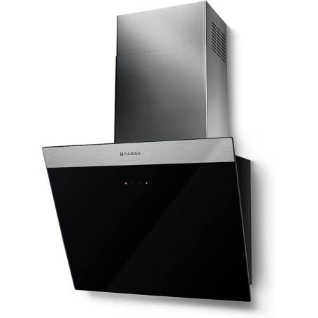 FABER DAISY + BK A 55 330.0612.373 CAPPA A PARETE 55CM CLASSE A+ NERO E INOX