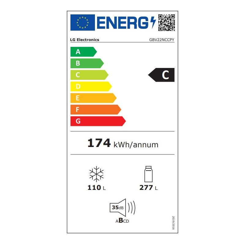 LG GBV22NCCPY FRIGORIFERO COMBINATO NO FROST...