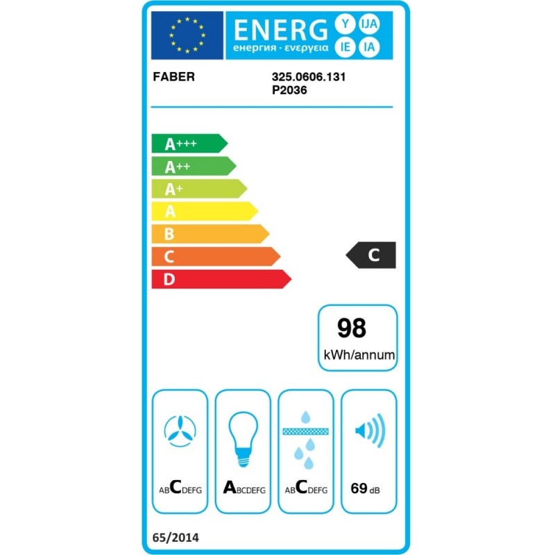 FABER T-SHELF EV8 BK MATT A180/2 CAPPA A ISOLA...