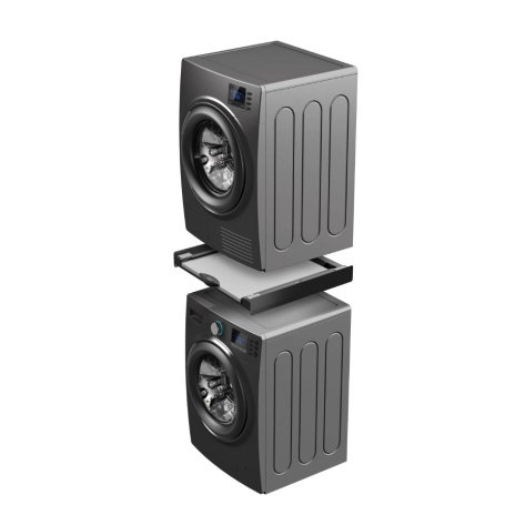 MELICONI TORRE DARK KIT DI SOVRAPPOSIZIONE UNIVERSALE PER LAVATRICE E ASCIUGATRICE COLORE NERO - 656128