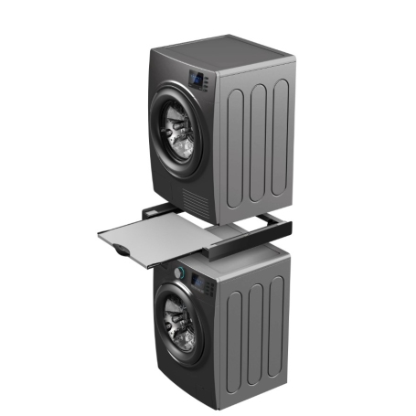 MELICONI TORRE DARK KIT DI SOVRAPPOSIZIONE UNIVERSALE PER LAVATRICE E ASCIUGATRICE COLORE NERO - 656128