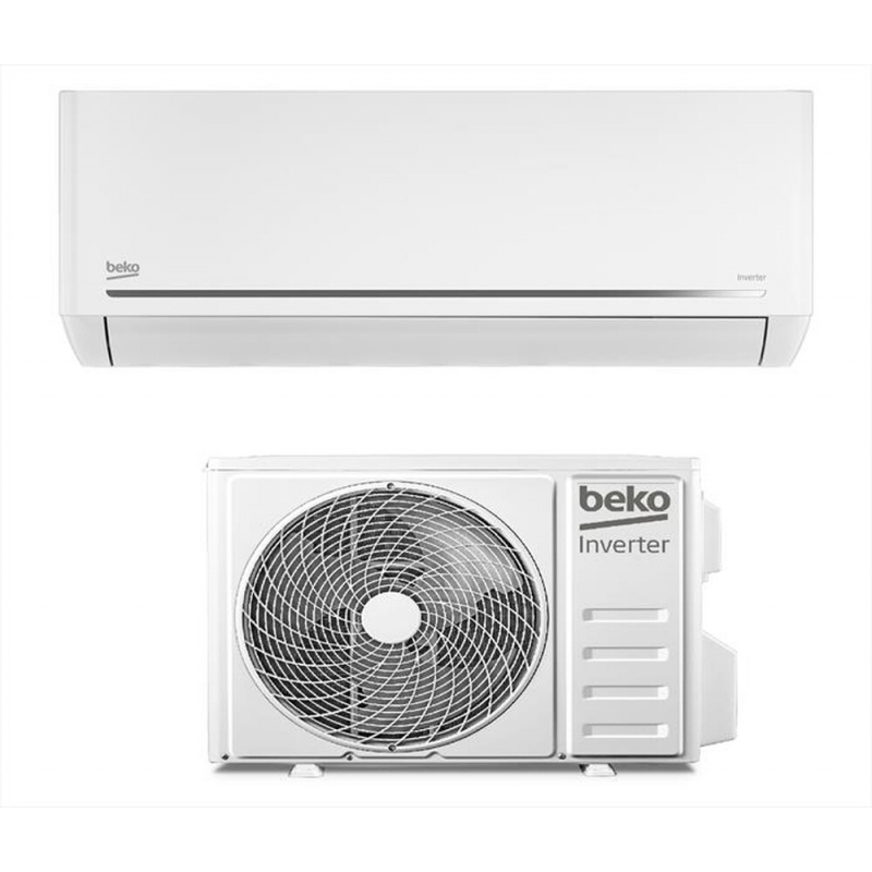 BEKO BEHPG090+BEHPG091 KIT CLIMATIZZATORE MONOSPLIT 9000 BTU MOTORE INVERTER WIFI CLASSE A++/A+