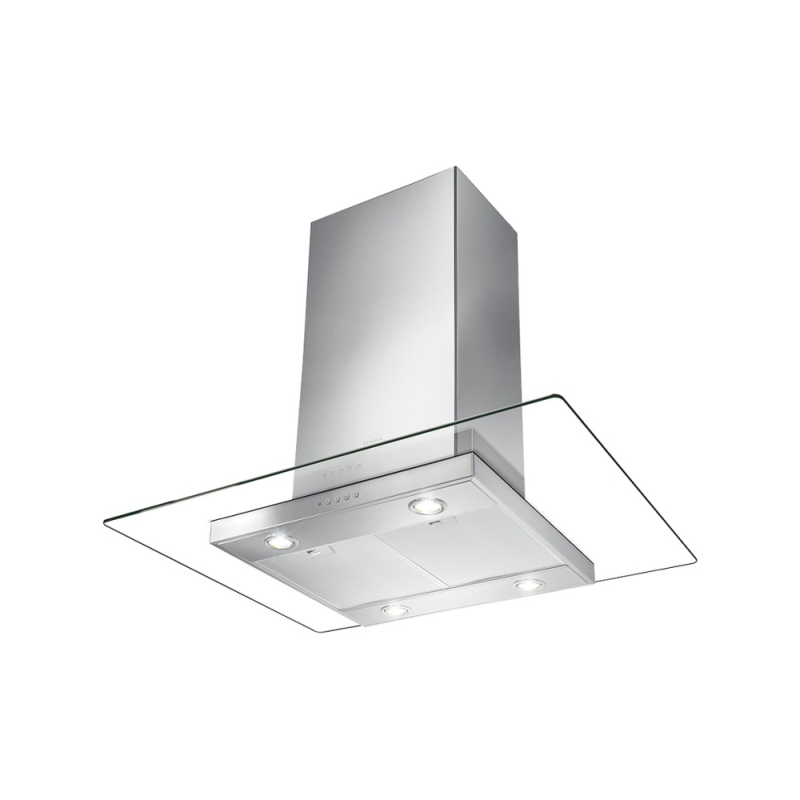 FABER GLASSY ISOLA/SP EV8 X/V NS A90/2 CAPPA A ISOLA 90CM CLASSE B INOX E VETRO - 325.0617.019
