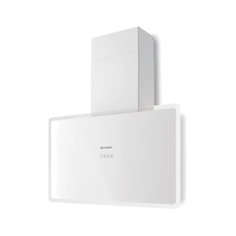 FABER GLAM FIT 80 WH CAPPA A PARETE 80CM BIANCA - 330.0528.302