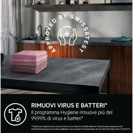 AEG LR7G84GW LAVATRICE SERIE 7000 8KG 1400 GIRI VAPORE CLASSE A