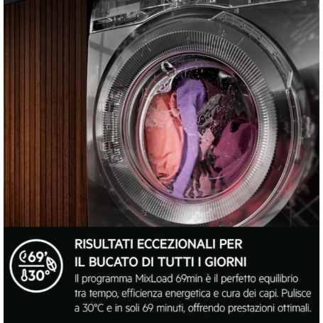 AEG LR7G84GW LAVATRICE SERIE 7000 8KG 1400 GIRI VAPORE CLASSE A