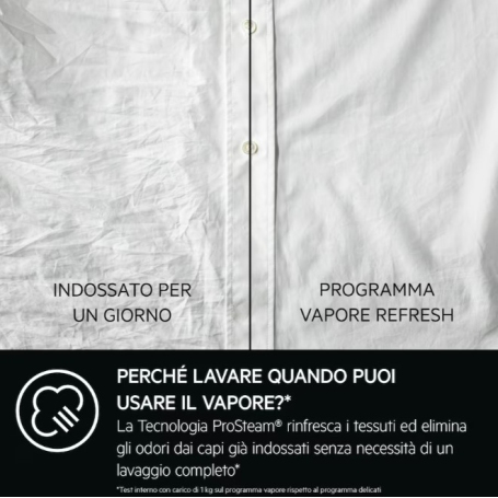 AEG LR7G84GW LAVATRICE SERIE 7000 8KG 1400 GIRI VAPORE CLASSE A