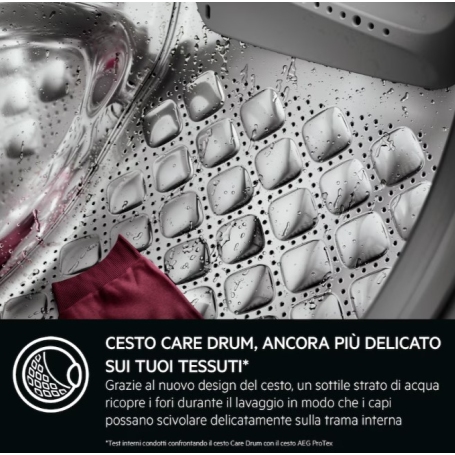 AEG LR7G84GW LAVATRICE SERIE 7000 8KG 1400 GIRI VAPORE CLASSE A