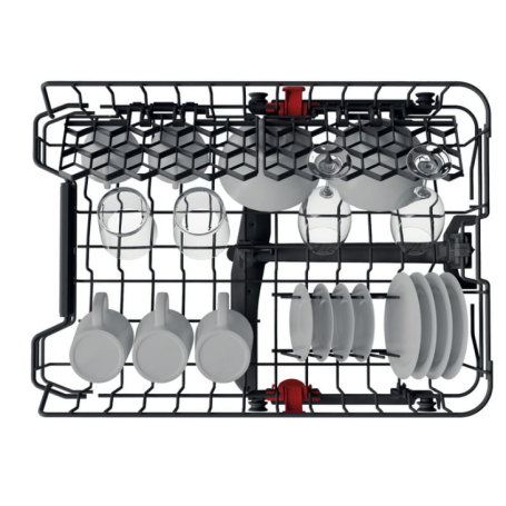 WHIRLPOOL WSIC 3M27 LAVASTOVIGLIE DA INCASSO A SCOMPARSA TOTALE 45CM 10 COPERTI 6 PROGRAMMI CLASSE E - WSIC3M27