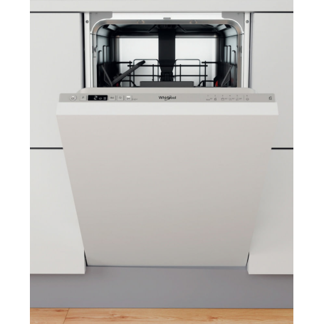 WHIRLPOOL WSIC 3M27 LAVASTOVIGLIE DA INCASSO A SCOMPARSA TOTALE 45CM 10 COPERTI 6 PROGRAMMI CLASSE E - WSIC3M27