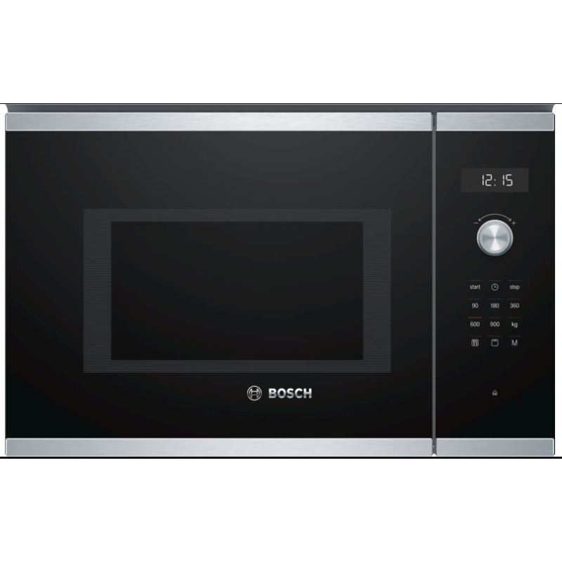 OUTLET BOSCH O-BEL554MS0 FORNO A MICROONDE DA INCASSO 25 LITRI NERO/INOX - CON DIFETTI