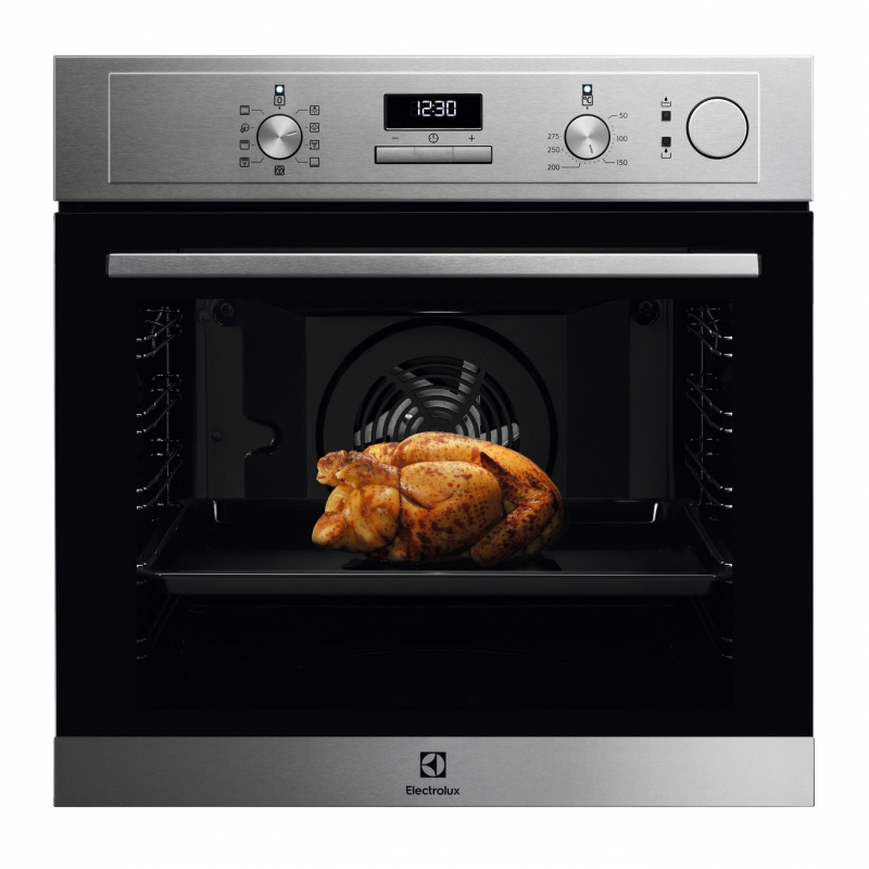 ELECTROLUX EOC3S40X FORNO DA INCASSO VENTILATO A VAPORE 72 LT 9 FUNZIONI INOX