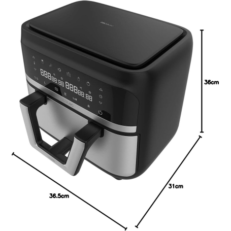 CECOTEC CECOFRY DUAL 9000 FRIGGITRICE AD ARIA 9LT 2850W COLORE NERO