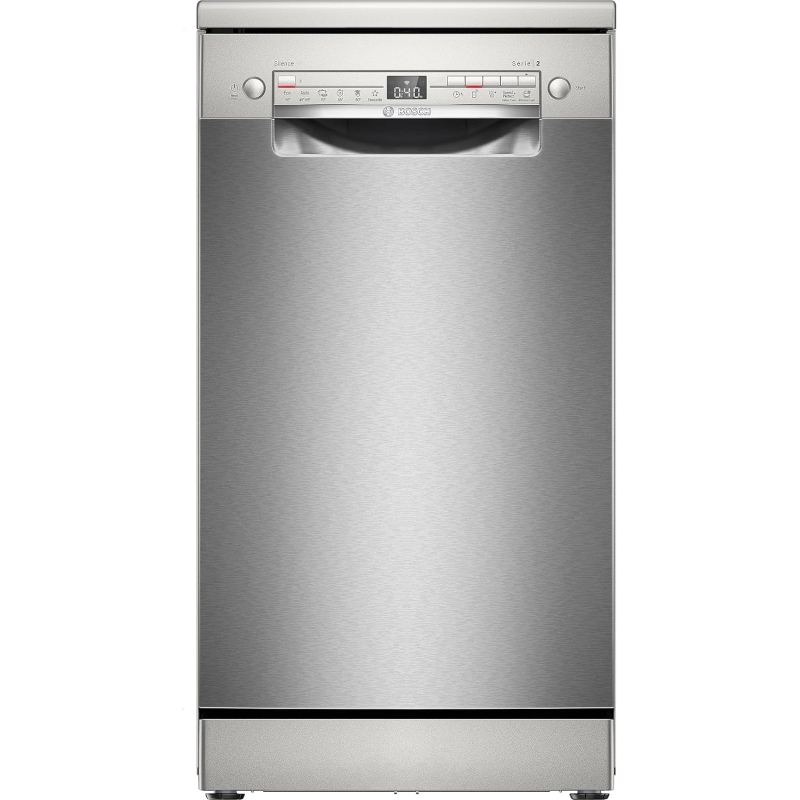 BOSCH SPS2HKI58E LAVASTOVIGLIE LIBERA INSTALLAZIONE SLIM 45CM 10 COPERTI WIFI CLASSE E INOX