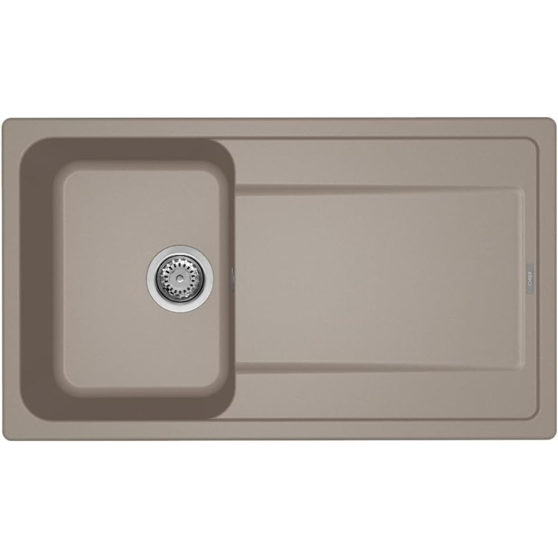 ELLECI LG240043 LAVELLO 86X50CM 1 VASCA CON GOCCIOLATOIO REVERSIBILE IN GRANITEK TORTORA