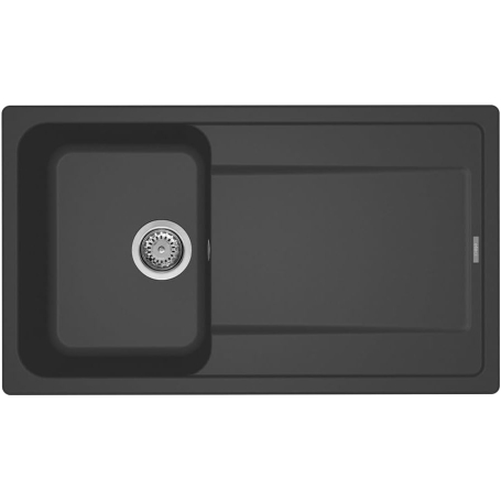 ELLECI LG240059 LAVELLO 86X50CM 1 VASCA CON GOCCIOLATOIO REVERSIBILE IN GRANITEK ANTRACITE