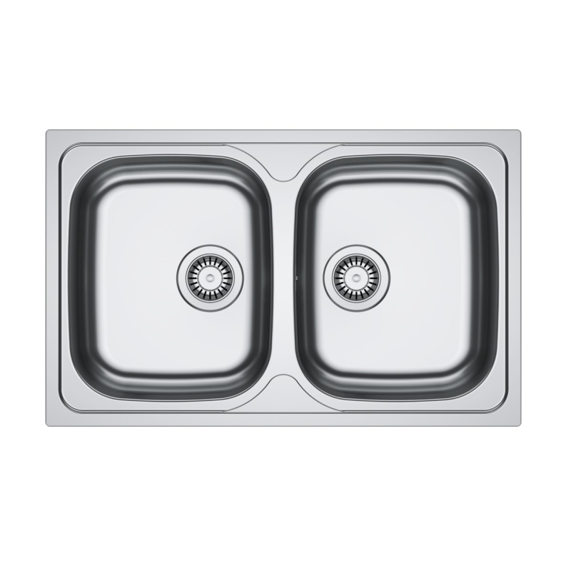 FRANKE SPARK SKX 620 LAVELLO 2 VASCHE 80x50CM COLORE INOX -101.0712.131