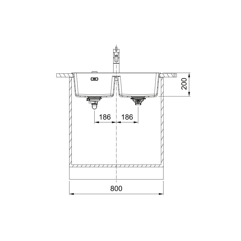 FRANKE 114.0661.682 LAVELLO 2 VASCHE 76x44 IN...