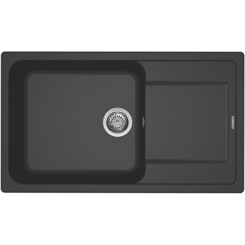 ELLECI LIFE 410 LG241059 LAVELLO 86X50 1 VASCA CON GOCCIOLATOIO REVERSIBILE GRANITEK ANTRACITE