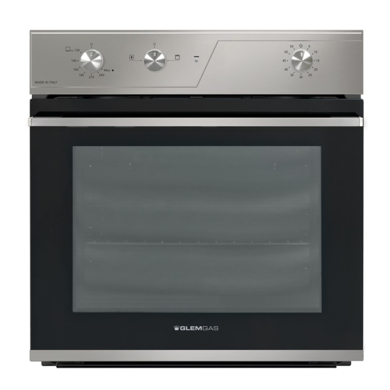GLEM GAS GFRF21IX FORNO DA INCASSO ELETTRICO E A GAS 69LT CLASSE A INOX