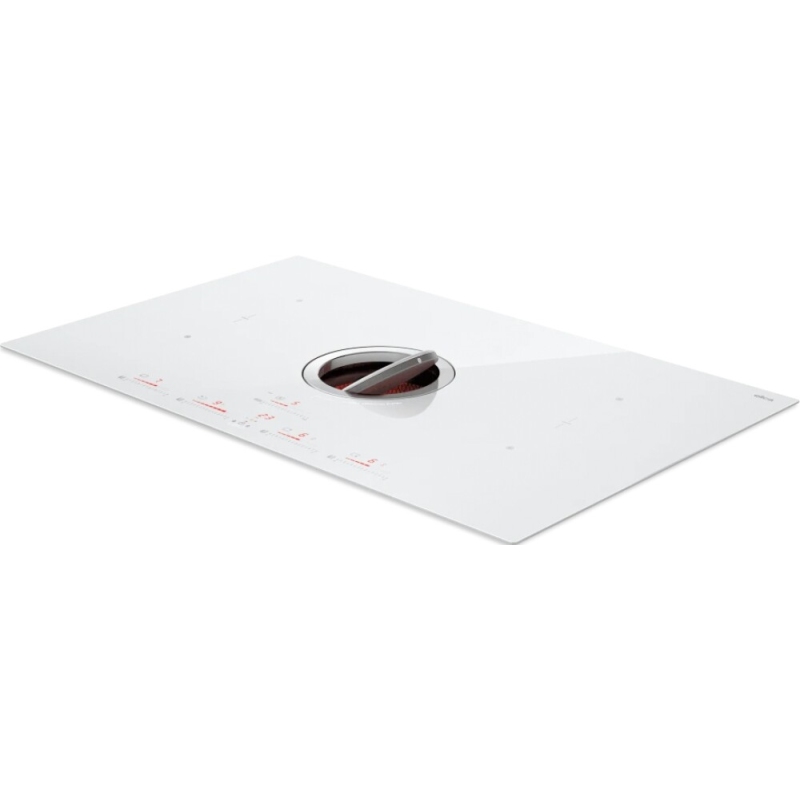 ELICA NIKOLATESLA SWITCH EVO WH/A/83 PIANO COTTURA A INDUZIONE 83CM CON CAPPA INTEGRATA 4 ZONE IN VETRO BIANCO - PRF0196330