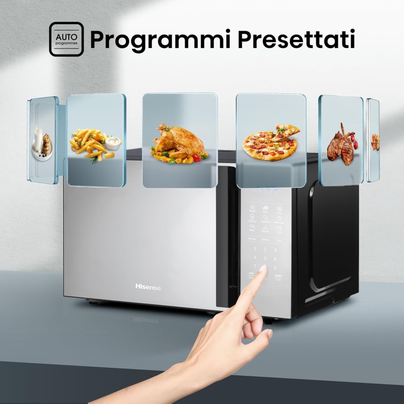 HISENSE H20MOMBS4HG FORNO A MICROONDE 20LT 700W...