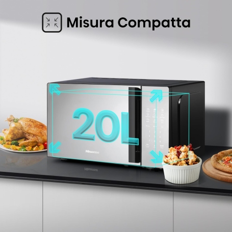 HISENSE H20MOMBS4HG FORNO A MICROONDE 20LT 700W SPECCHIO