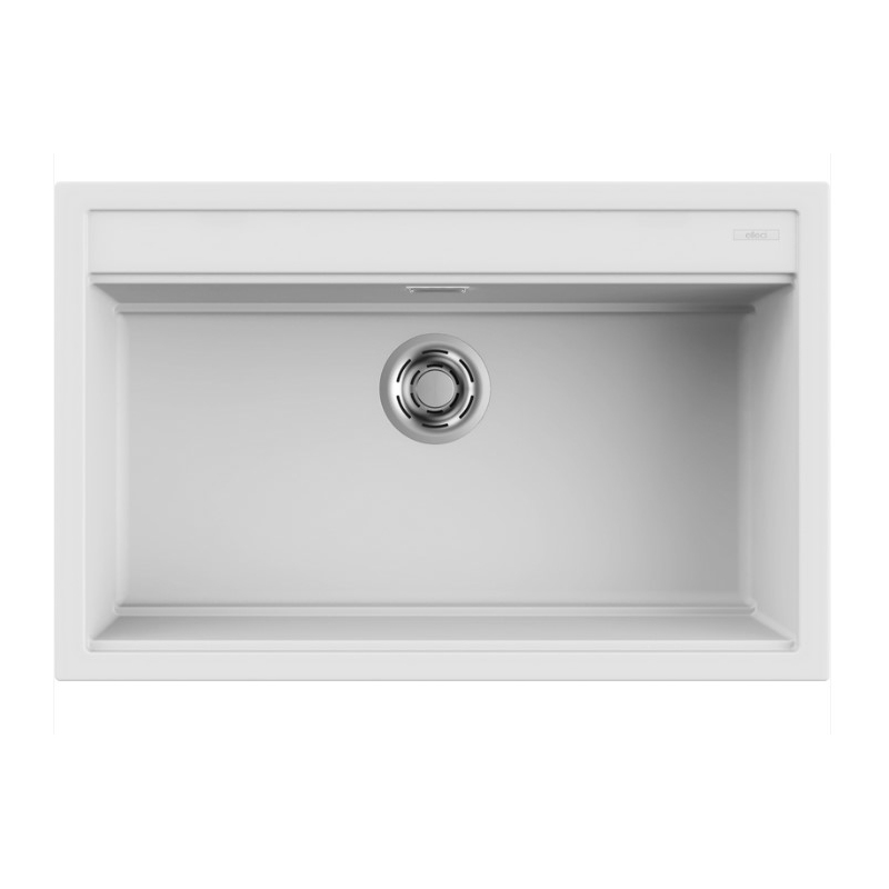 ELLECI LKB13096 BEST 130 LAVELLO MONOVASCA 79x51CM IN KERATEK BIANCO