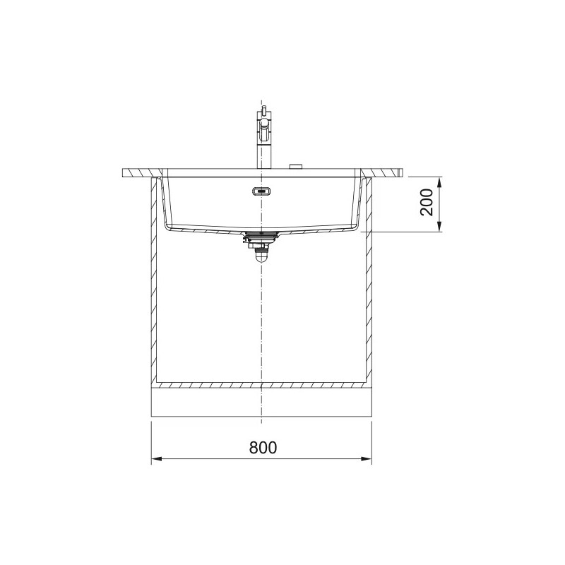 FRANKE 125.0686.637 LAVELLO MONOVASCA 75x43CM...