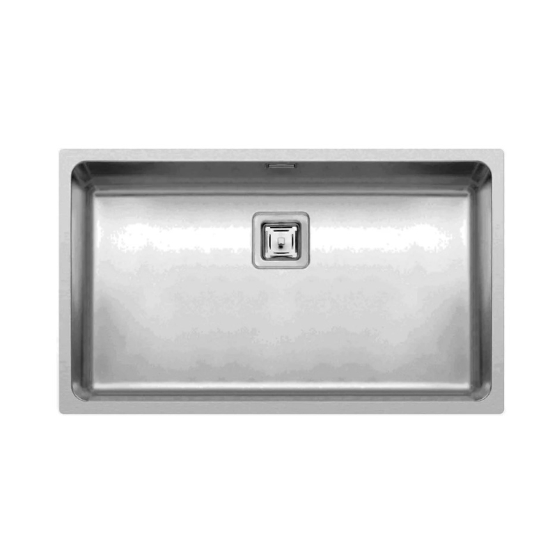ELLECI W-SQUARE 700 LIW700SACMU LAVELLO MONOVASCA 74x44CM ACCIAIO INOX