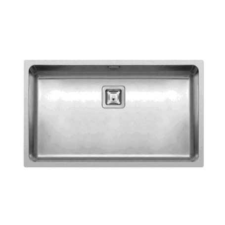 ELLECI W-SQUARE 700 LIW700SACMU LAVELLO MONOVASCA 74x44CM ACCIAIO INOX