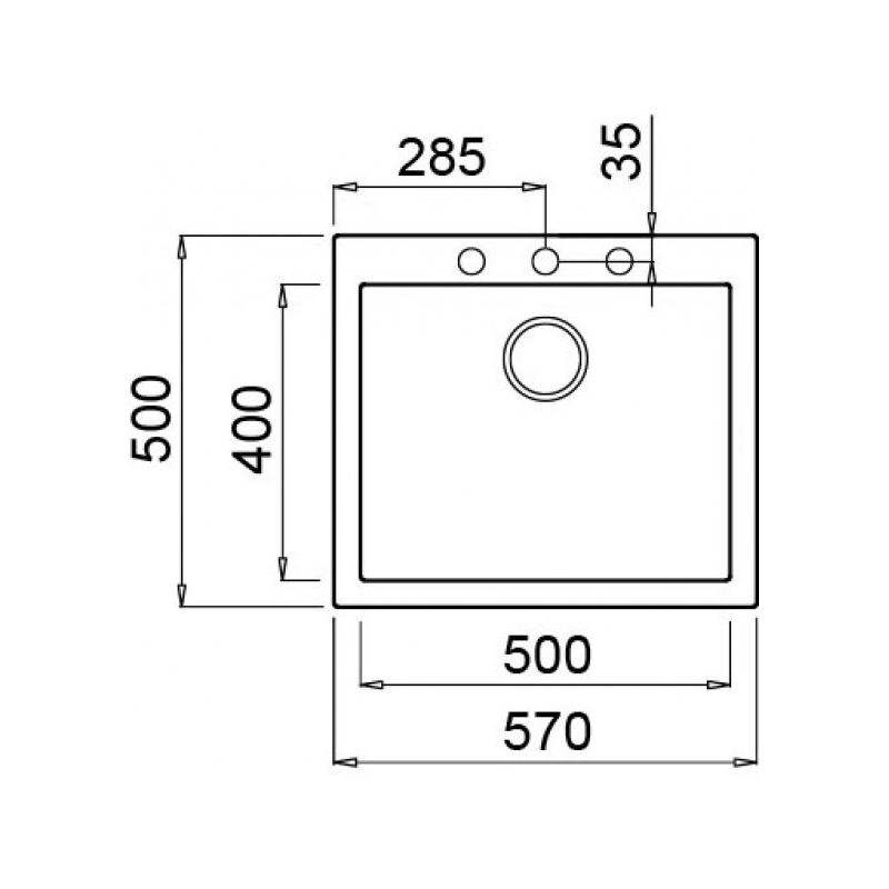 ELLECI QUADRA 105 LKQ10596 LAVELLO MONOVASCA...