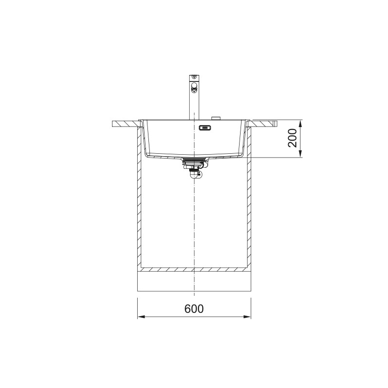 FRANKE 114.0661.701 LAVELLO MONOVASCA 59x50 IN...